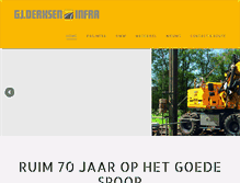 Tablet Screenshot of gjderkseninfra.nl